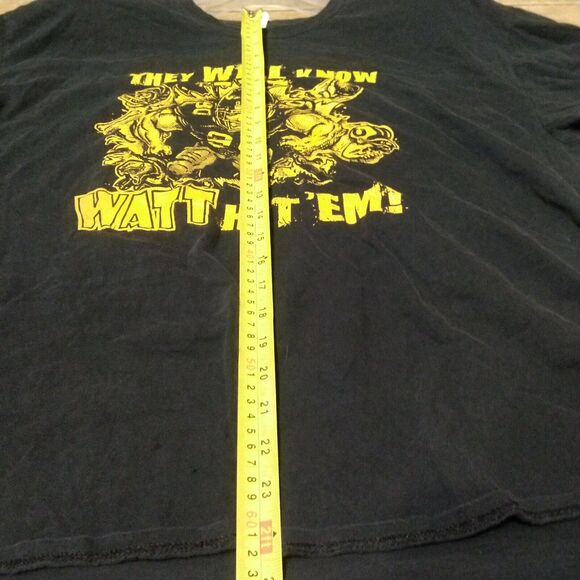 RARE VINTAGE Pittsburgh Steelers Men's Size 2XL TJ Watt T-Shirt Double Sided - Picture 4 of 7